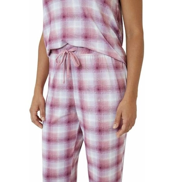 NWoT Eddie Bauer Women's 4 Piece Pajama Sleep Set Tea Rose Size S $60 D293 - Picture 5 of 5